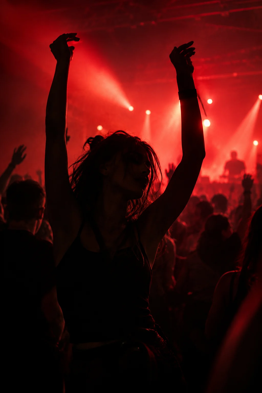 Dancer at a concert